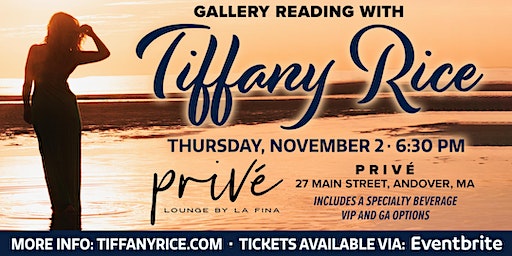 Special Gallery Reading with Tiffany Rice | LA FINA RESTAURANT