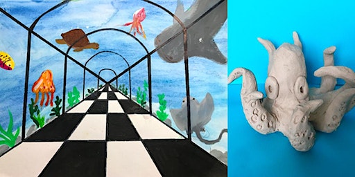 Kid's Holiday Art: Sea Life Painting + Pottery | 2 Crosby Hill Rd