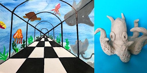 Kid's Holiday Art: Sea Life Painting + Pottery | 2 Crosby Hill Rd