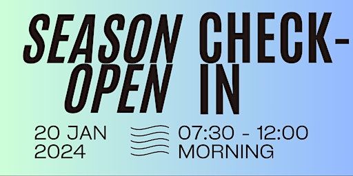 Season Open Check-In | Velo Pasadena Inc