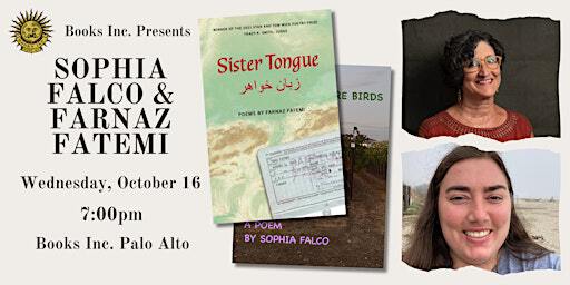 SOPHIA FALCO & FARNAZ FATEMI at Books Inc. Palo Alto | Books Inc. Palo Alto