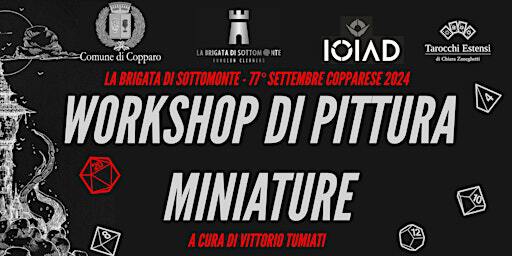 Workshop pittura miniature | Comune di Copparo