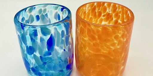 Your glass set with family, hand made makes an extra special toast! | Glass Arts Indiana