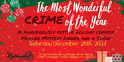 The Most Wonderful CRIME of the Year | The Restaurant at Rhodes River Ranch
