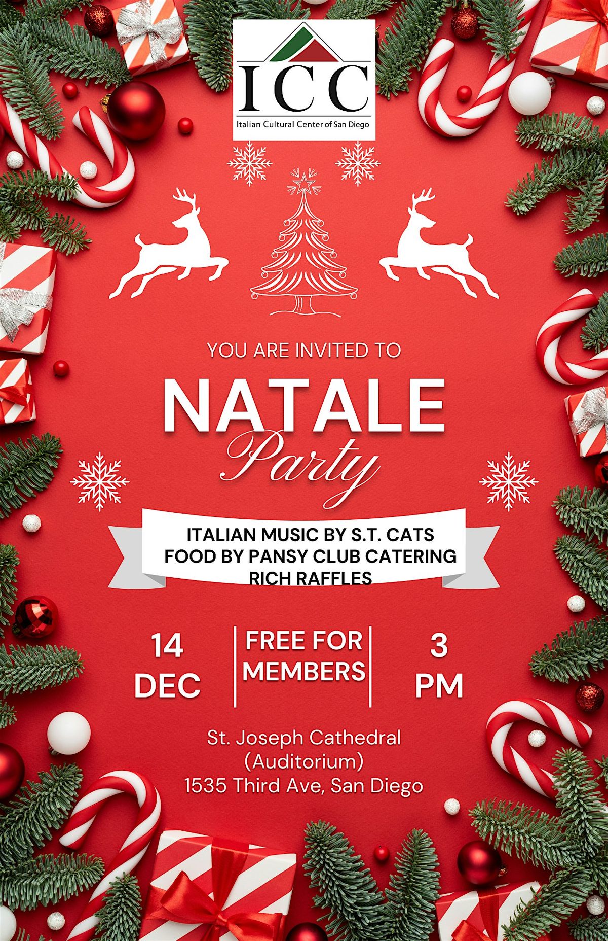 Natale Party - ICC's Annual Holiday Party | St. Joseph Cathedral