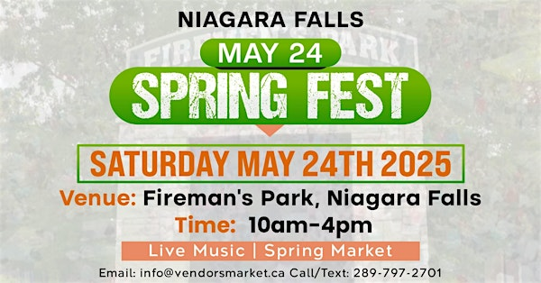 Niagara Falls May 24 Springfest2 | Firemen's Park