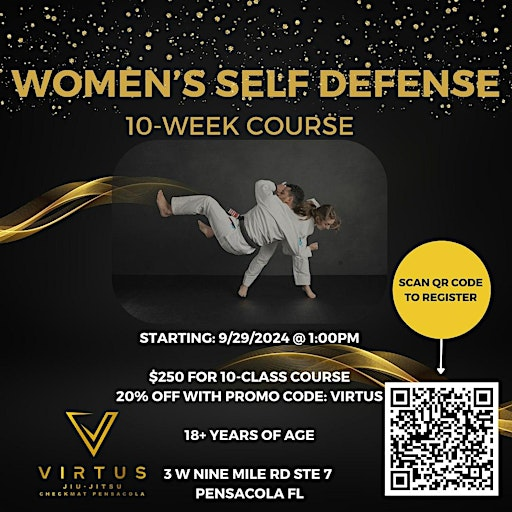 Women's Self Defense Course (Drop-In) | Virtus BJJ Checkmat Pensacola