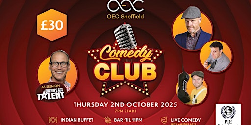 Comedy Club | The OEC Sheffield