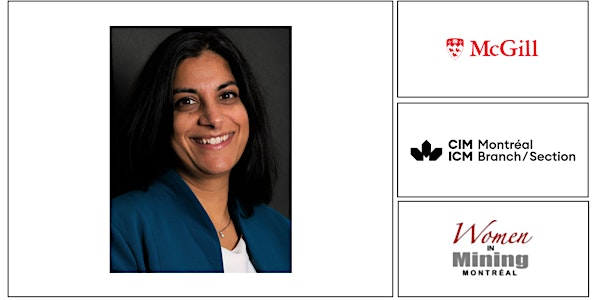 CIM x MICOM x WIM - Angelina Mehta, Rio Tinto Aluminum | McGill Faculty Club