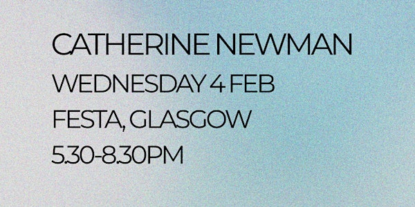 Bookface Sip & Swap with Catherine Newman at Festa, Glasgow | FESTA