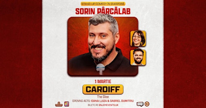 SORIN PÂRCĂLAB | CARDIFF (The Glee) | Stand-up Comedy | 01.03.2026 | The Glee Club Cardiff