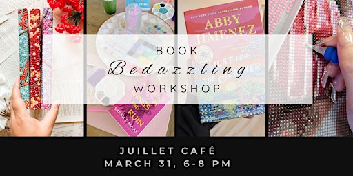 Coffee & Book Bedazzling Workshop - March 31 | 4341 North Rd