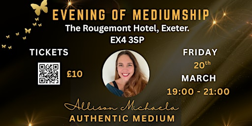 Evening of Mediumship at Exeter Rougemont Hotel | Exeter Rougemont hotel by Sunday