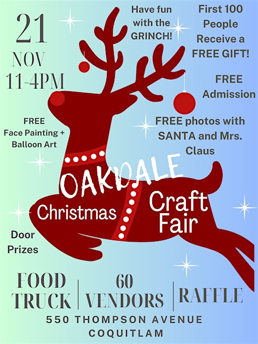 Oakdale Christmas Craft Fair | 550 Thompson Ave