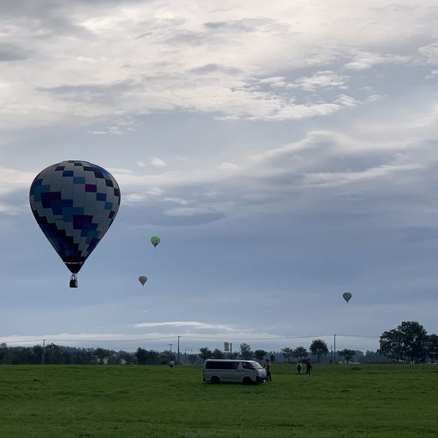 熱気球の競演😃北海道バルーンフェスティバル🎈