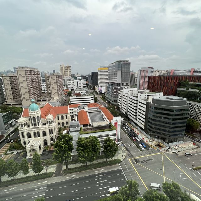 Enjoy the city view, books- national library 