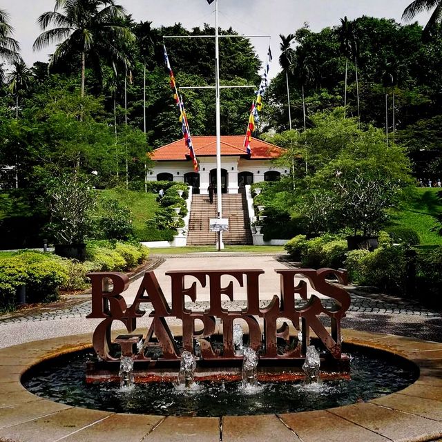 The Raffles Garden At Fort Canning Park