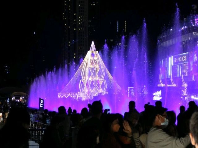 Iconsiam 夜景+音樂噴泉+小食車