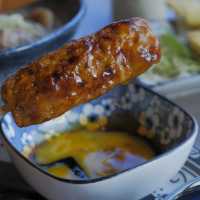 玻璃居酒屋，嘆食材新鮮的日式料理