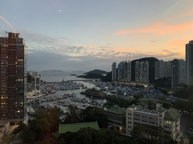 高空遠眺深灣遊艇會