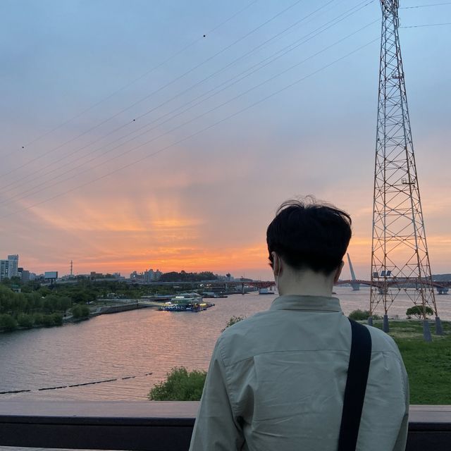 [서울/선유도] 선유도 공원 - 서울에서 노을 맛집을 찾는다면 