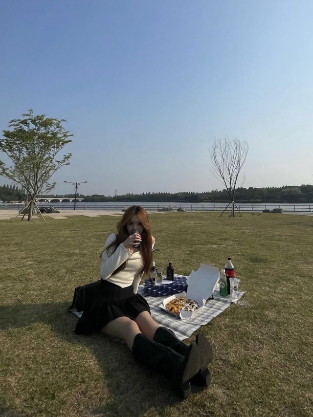 [호수공원] 꽃구경하고 피크닉즐기기 🌼