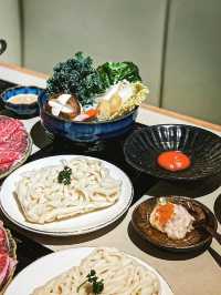 本延鍋物｜關東風壽喜燒涮涮鍋午市套餐🥩嘆日本頂級「和王」黑毛和牛