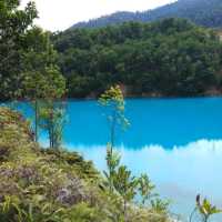 bukit ibam blue lake