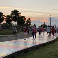 《新北》看夕陽的好地方～八里左岸公園！