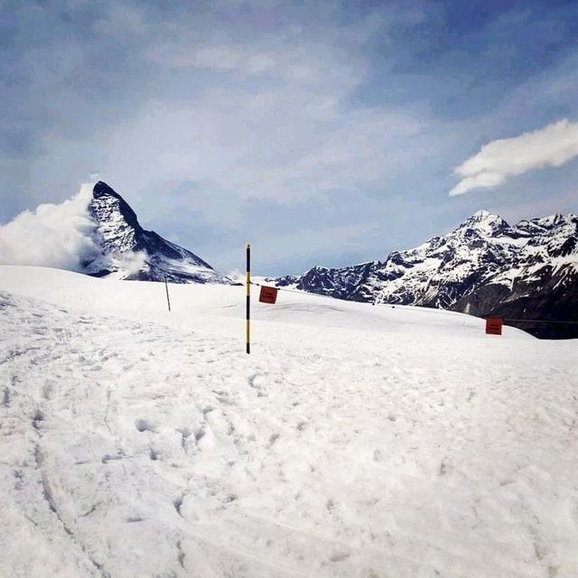 The View From Gornergrat Of Matterhorn