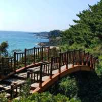제주도 서귀포에 있는 중문색달 해수욕장을 가보자