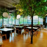 礁溪誠闊溫泉渡假飯店-森林系用餐環境（早餐）