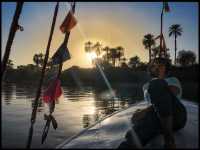 Felucca ride on the Nile River 