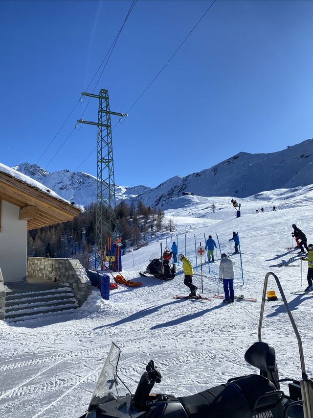🇮🇹Alpine skiing in the Alps | Pila❄️Suitable for both beginners and advanced players at the same time.