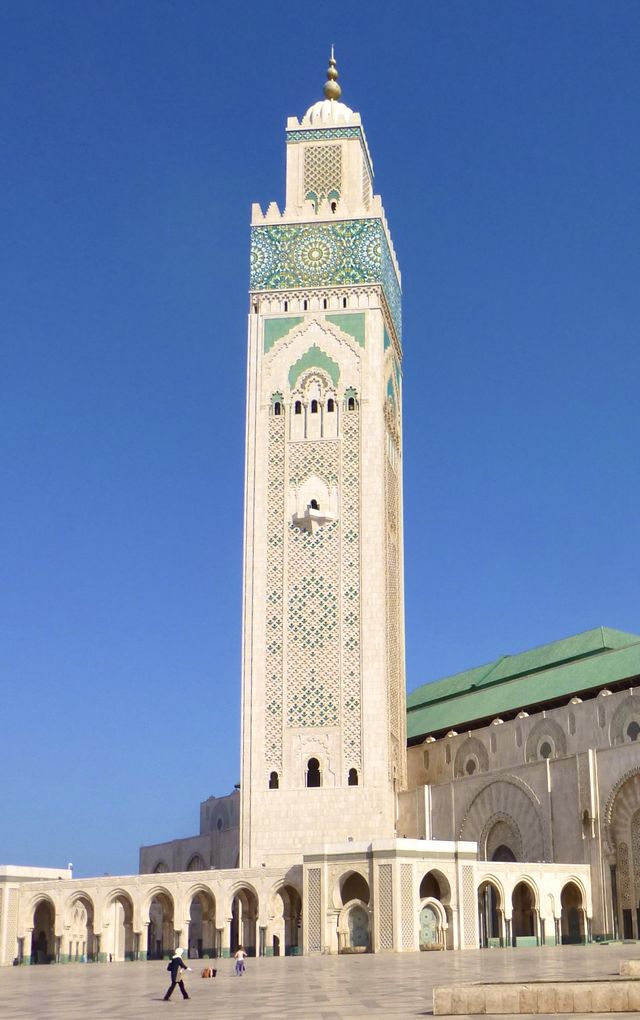 The magnificent Hassan II Mosque in Casablanca.