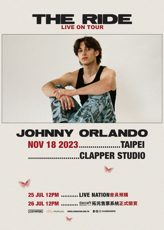Johnny Orlando演唱會台北站2023 | CLAPPER STUDIO