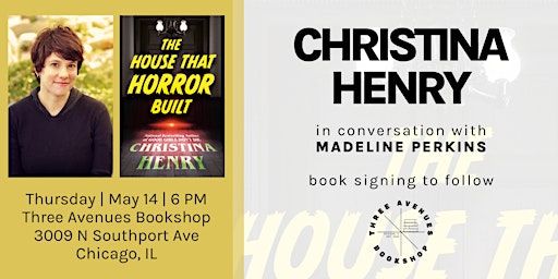 Conversation & Book Signing with Christina Henry | Three Avenues Bookshop