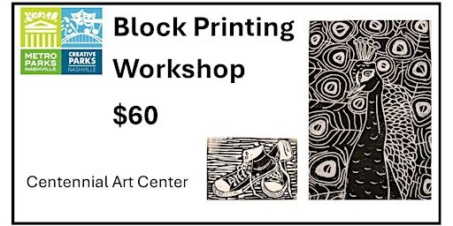 Block Printing Workshop | Metro Parks Centennial Art Center