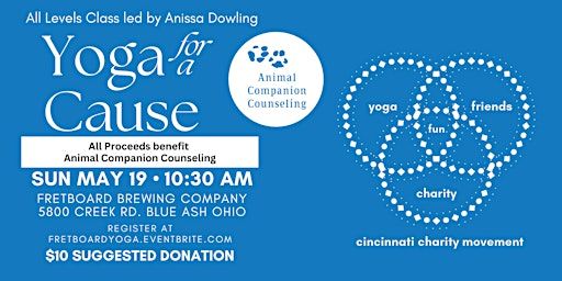 Yoga for a Cause - benefitting Animal Companion Counseling | Fretboard Brewing Company