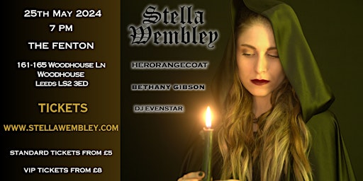 Stella Wembley +HerOrangeCoat+ Bethany Gibson + DJ Evenstar Live in Leeds | The Fenton