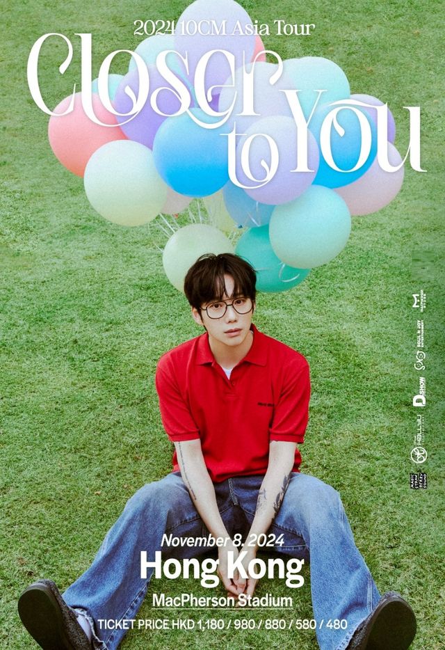 2024 10CM Asia Tour ＜10CM Closer to You＞ in Hong Kong｜演唱會 | 麥花臣場館