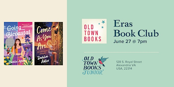 June Eras Book Club (1989 & Speak Now): Dahlia Adler | 128 S Royal St