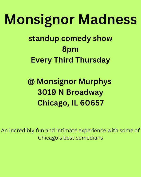 Monsignor Madness | Monsignor Murphy's