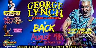 GEORGE LYNCH of DOKKEN & LYNCH MOB is BACK with Special Guests!!! | Mango Rita’s Rhythm House