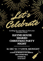 Let's Celebrate, Shared Christmas Party | Hayne House