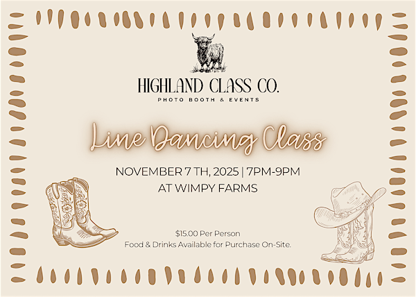 Line Dancing Class at Wimpy Farms | Wimpy Farms