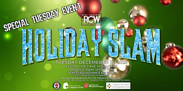 RCW Holiday Slam | Royal Canadian Legion Branch 1
