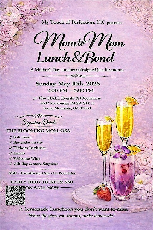 Mom To Mom Lunch & Bond Luncheon | The Hall, Events & Occasions