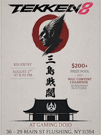 WGC x Game Glory "I GOT NEXT" Tekken 8 | Gaming Dojo