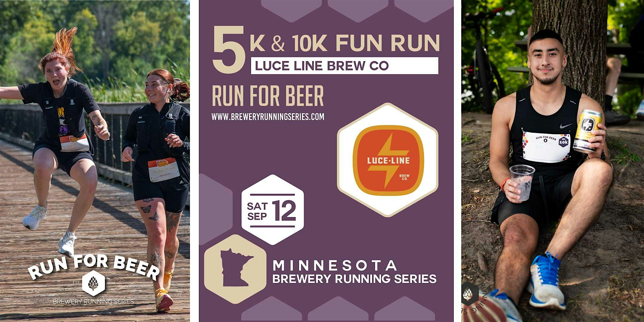 5k and 10k Fun Run x Luce Line Brew Co | 2026 MN Brewery Running Series | Luce Line Brewing